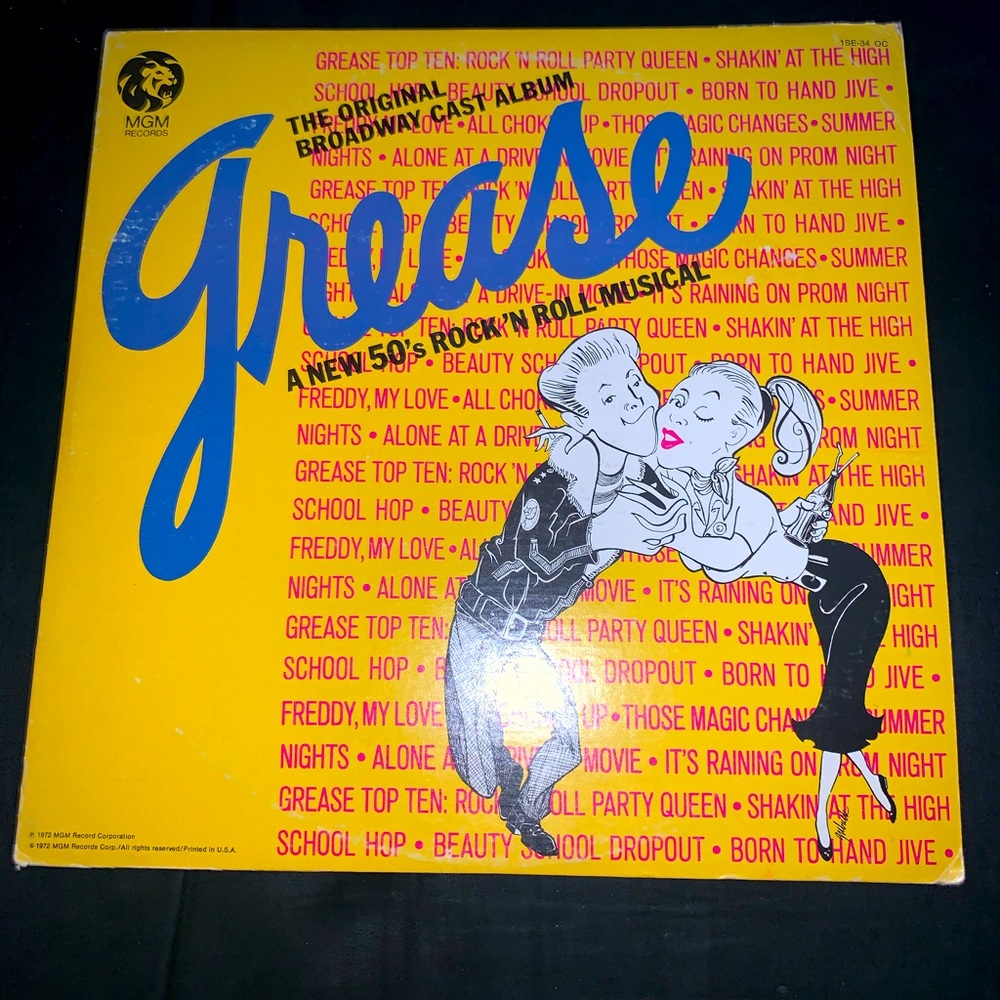 Grease Original Cast Vinyl